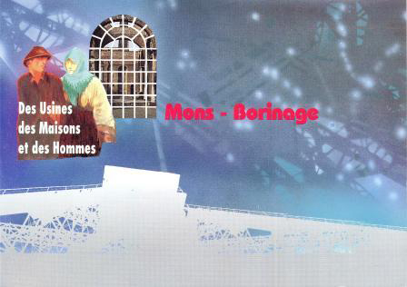 Couverture de l’ouvrage: Des usines des maison et des hommes, Mons-Borinage par Marinette Bruwier.